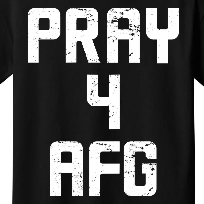 Pray For AFG Afghanistan Kids T-Shirt