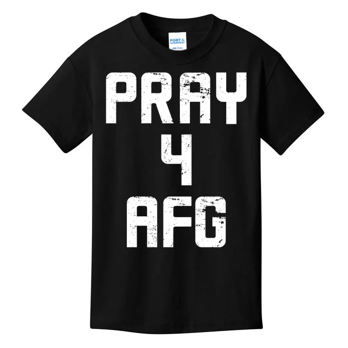 Pray For AFG Afghanistan Kids T-Shirt