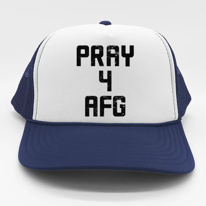 Pray For AFG Afghanistan Trucker Hat