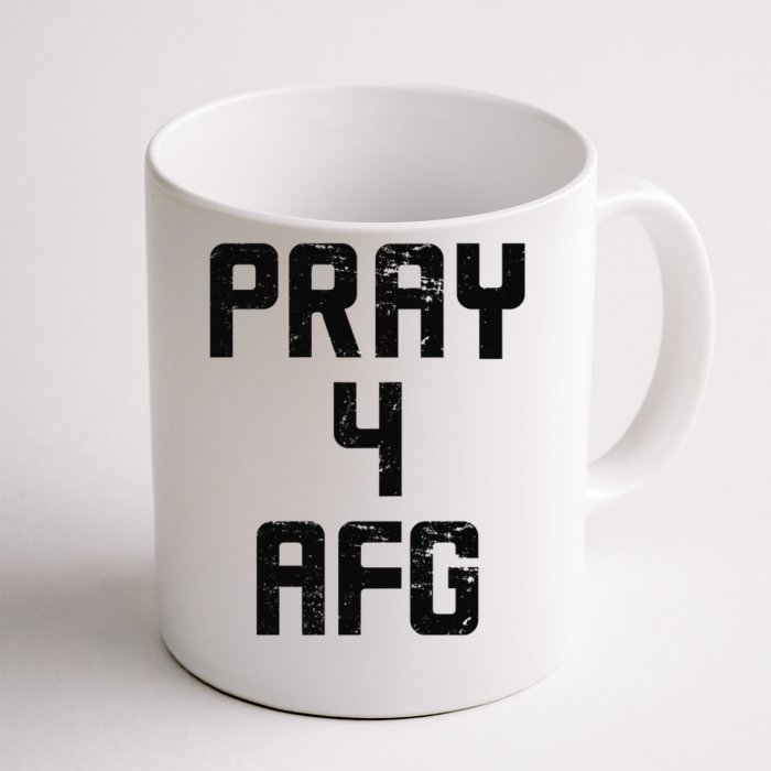 Pray For AFG Afghanistan Front & Back Coffee Mug