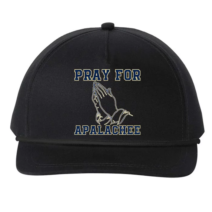 Pray For Apalachee Apalachee High School Strong Snapback Five-Panel Rope Hat