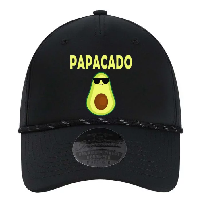 Papacado Funny Avocado Dad Fathers Day Daddy Performance The Dyno Cap