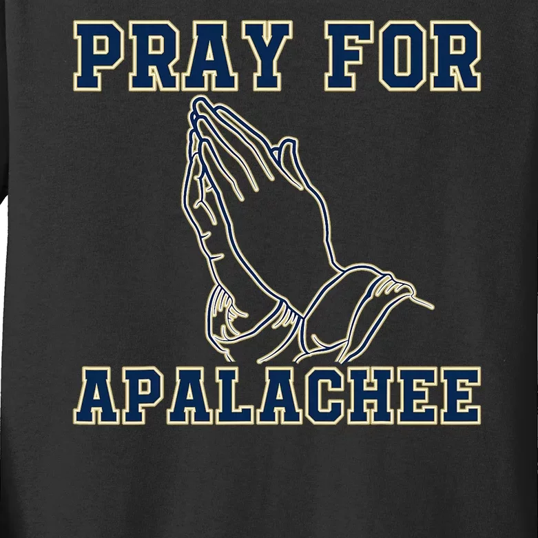 Pray For Apalachee Apalachee High School Strong Kids Long Sleeve Shirt