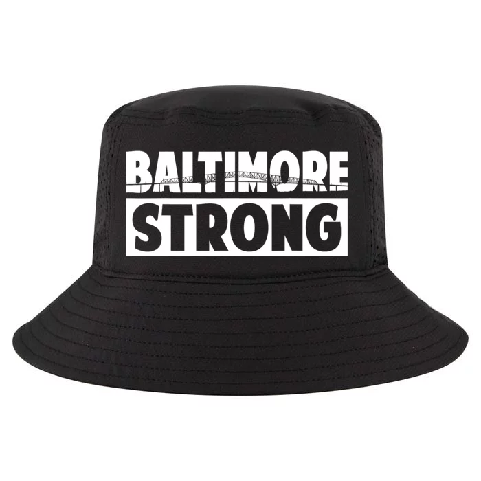 Pray For Baltimore Bridge Baltimore Strong Cool Comfort Performance Bucket Hat