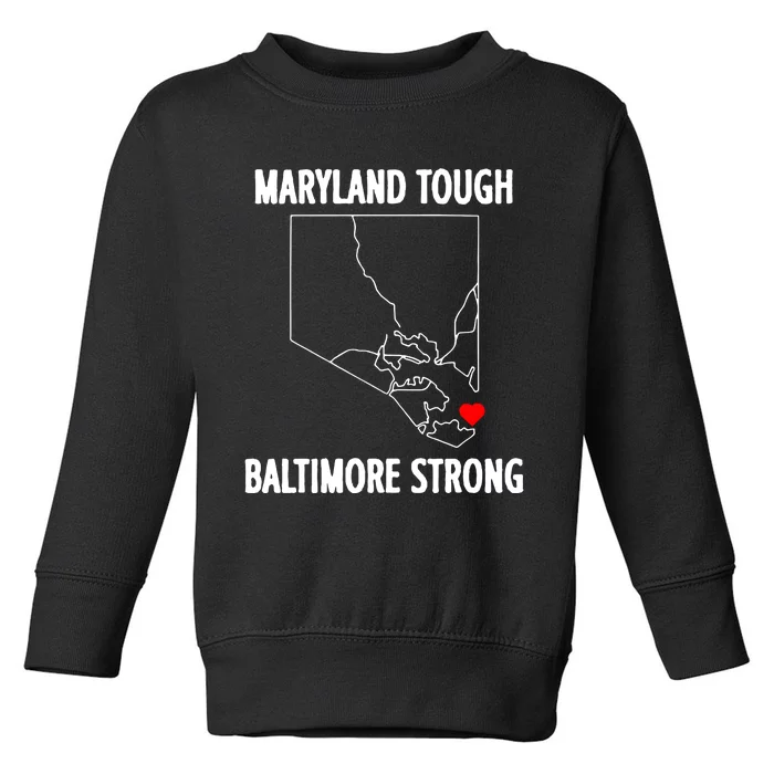 Pray For Baltimore Francis Scott Key Baltimore B Toddler Sweatshirt