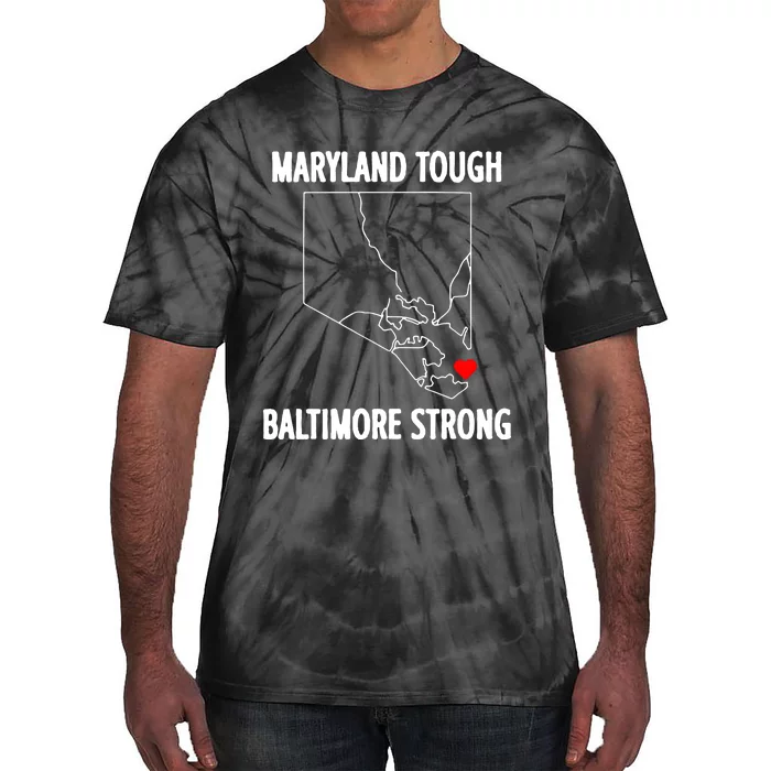 Pray For Baltimore Francis Scott Key Baltimore B Tie-Dye T-Shirt