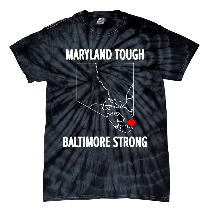 Pray For Baltimore Francis Scott Key Baltimore B Tie-Dye T-Shirt