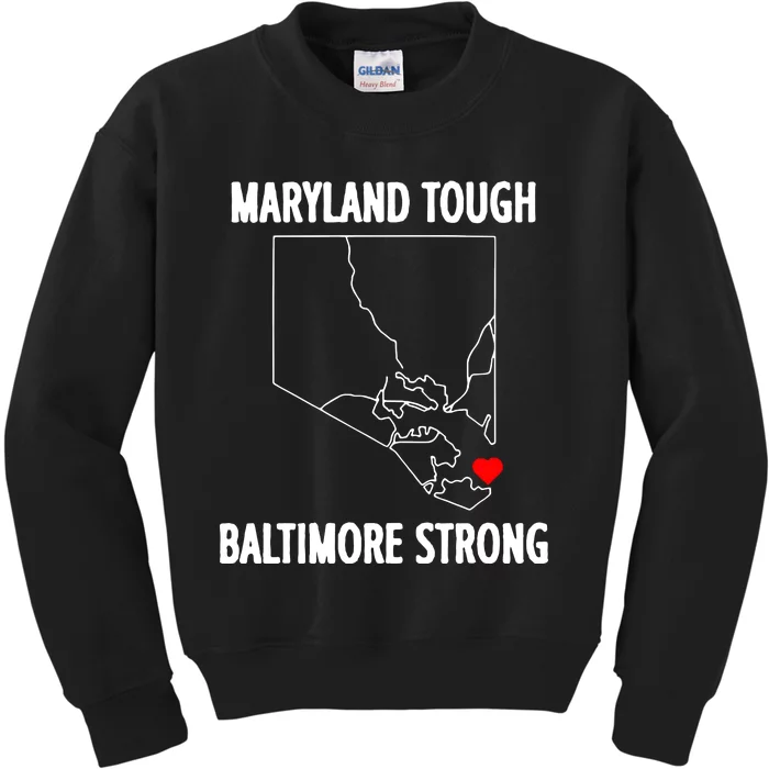 Pray For Baltimore Francis Scott Key Baltimore B Kids Sweatshirt