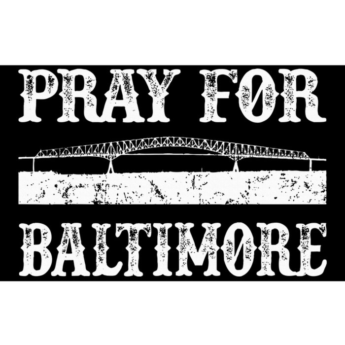 Pray For Baltimore Francis Scott Key Bridge Bumper Sticker