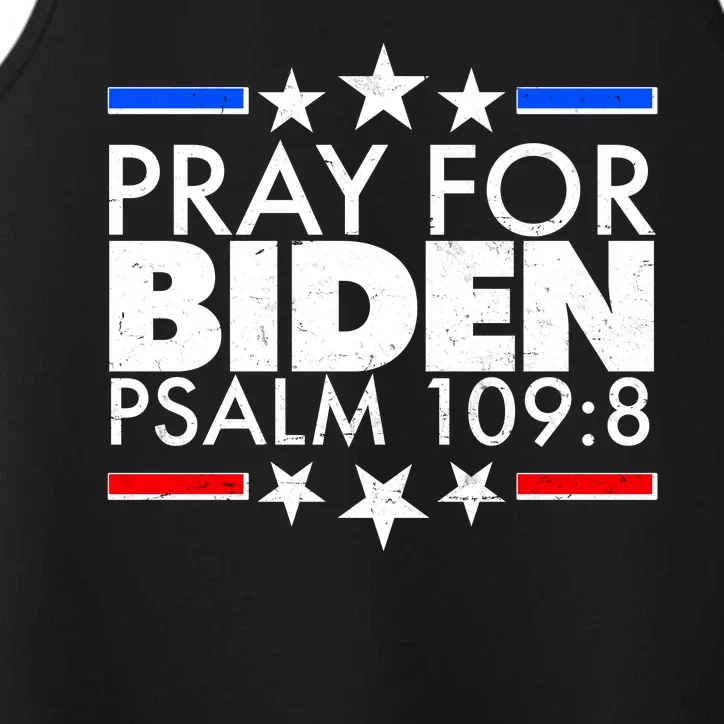 Pray For Biden Psalm 109:8 Performance Tank