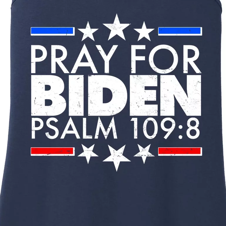 Pray For Biden Psalm 109:8 Ladies Essential Tank