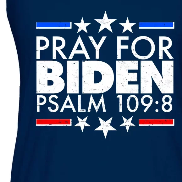 Pray For Biden Psalm 109:8 Ladies Essential Flowy Tank