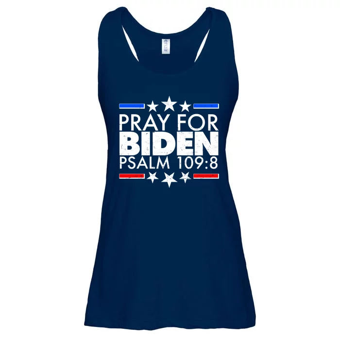 Pray For Biden Psalm 109:8 Ladies Essential Flowy Tank