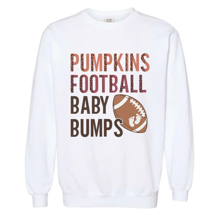 Pumpkins Football Baby Bumps Garment-Dyed Sweatshirt