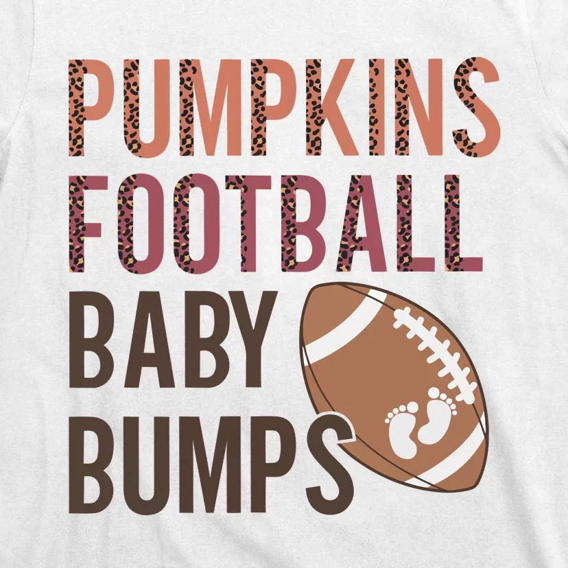 Pumpkins Football Baby Bumps T-Shirt