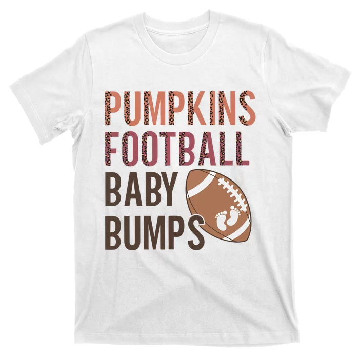 Pumpkins Football Baby Bumps T-Shirt