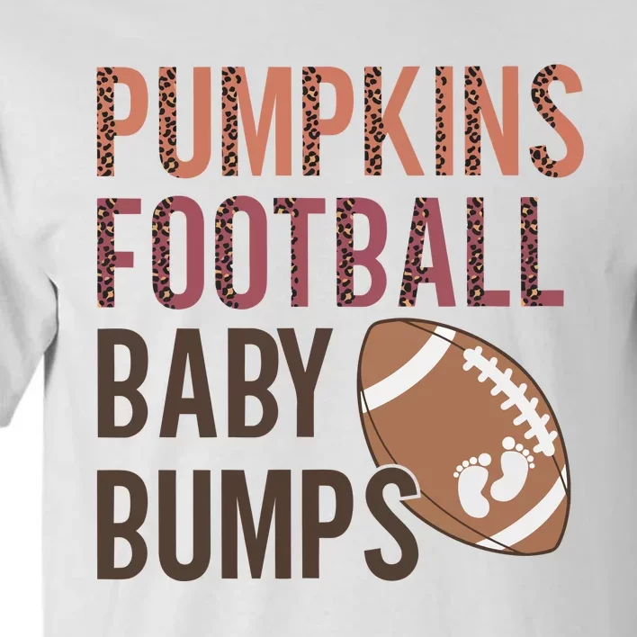 Pumpkins Football Baby Bumps Tall T-Shirt