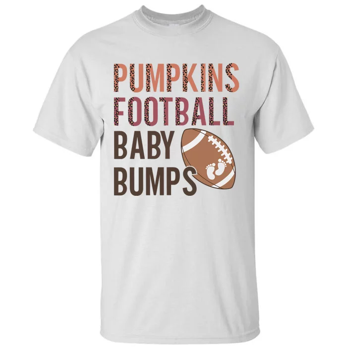 Pumpkins Football Baby Bumps Tall T-Shirt