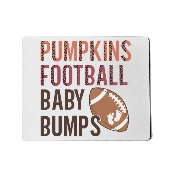 Pumpkins Football Baby Bumps Mousepad