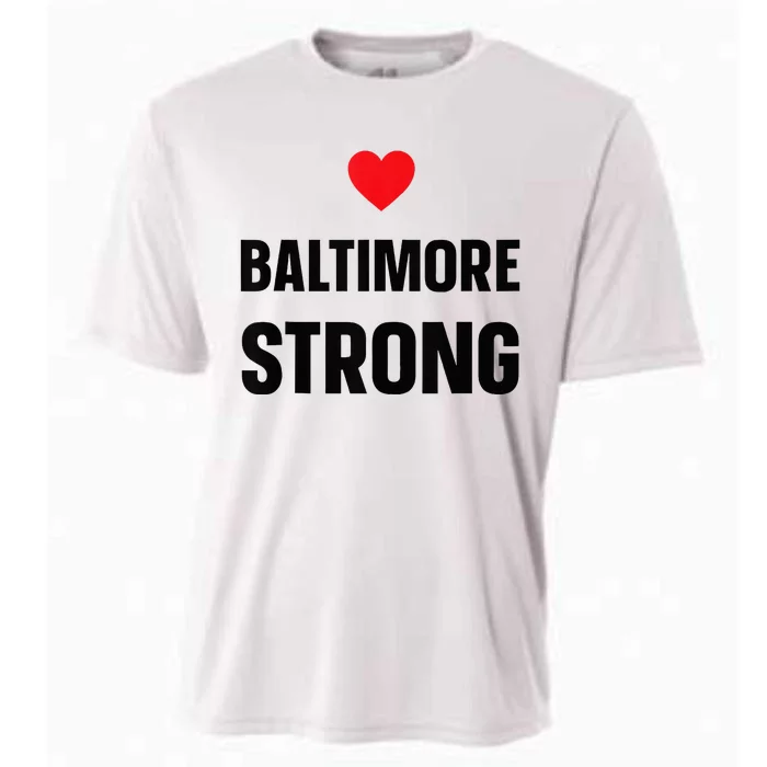 Pray For Baltimore Bridge Baltimore Strong Cooling Performance Crew T-Shirt