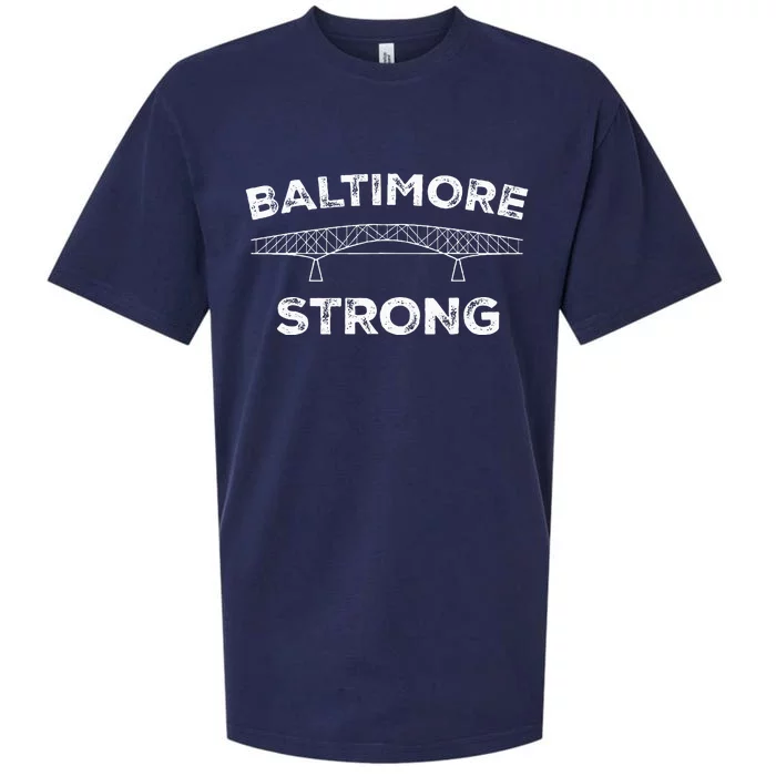 Pray For Baltimore Strong Sueded Cloud Jersey T-Shirt