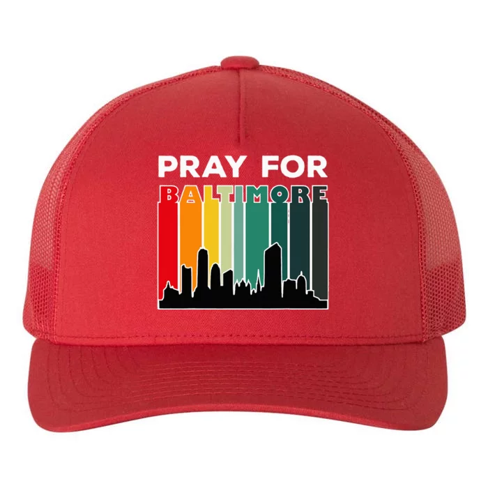 Praying For Baltimore Baltimore Strong Yupoong Adult 5-Panel Trucker Hat