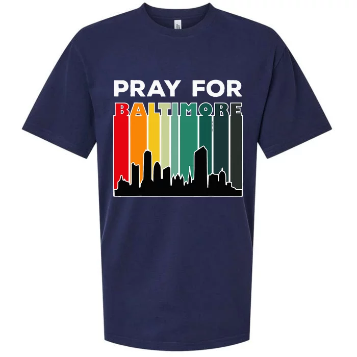 Praying For Baltimore Baltimore Strong Sueded Cloud Jersey T-Shirt