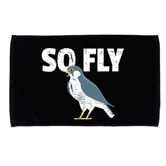 Peregrine Falcon Bird, Birdwatcher Vintage Microfiber Hand Towel