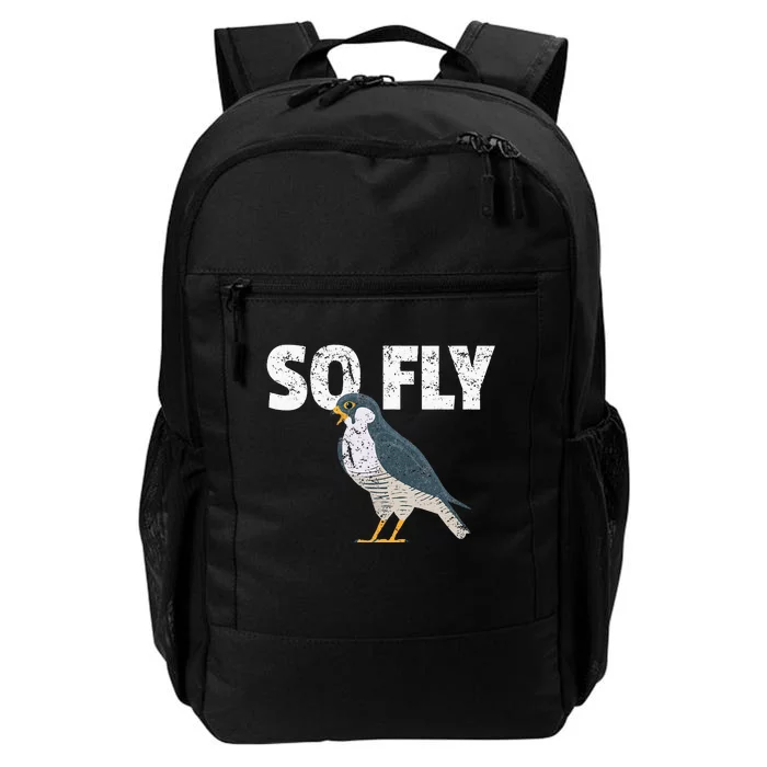 Peregrine Falcon Bird Birdwatcher Vintage Daily Commute Backpack