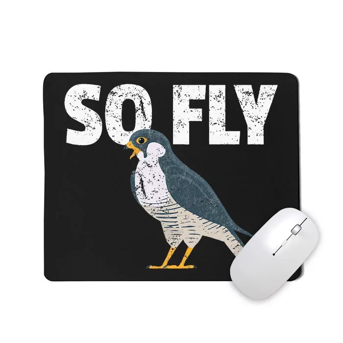 Peregrine Falcon Bird Birdwatcher Vintage Mousepad