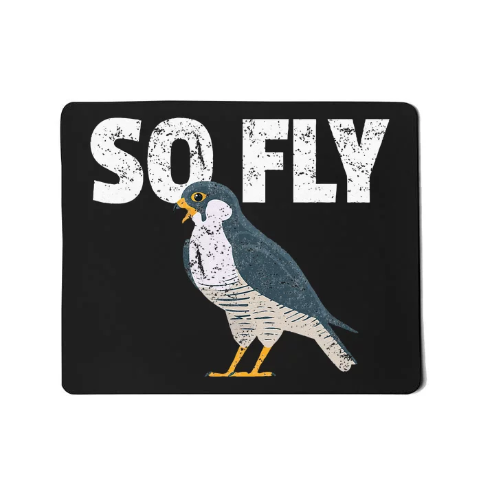 Peregrine Falcon Bird Birdwatcher Vintage Mousepad