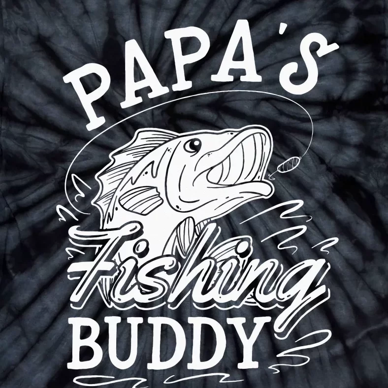 Papas Fishing Buddy Tie-Dye T-Shirt