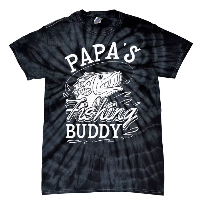 Papas Fishing Buddy Tie-Dye T-Shirt