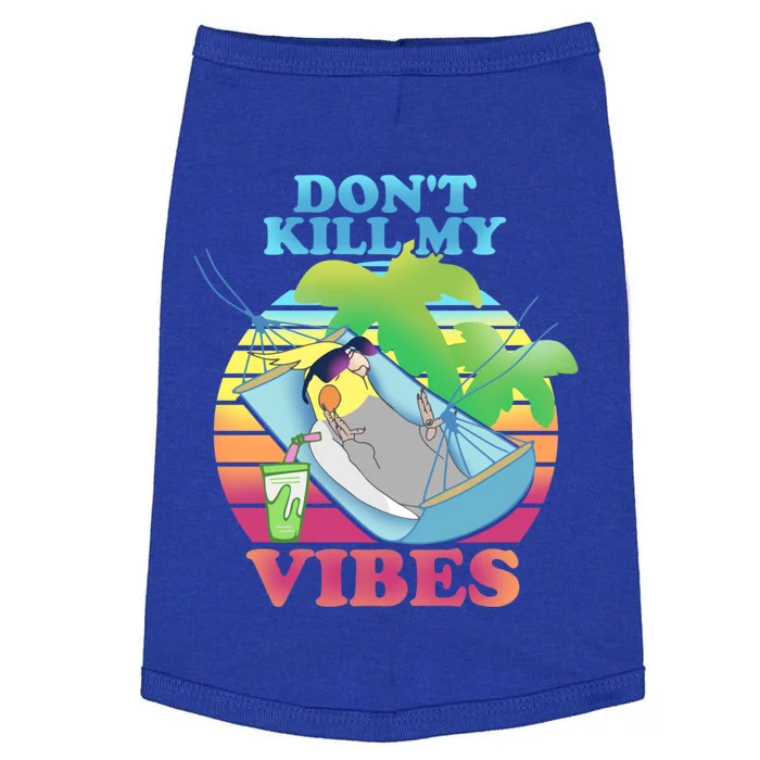 Parrot Fun Birb Memes Summer Cockatiel Don't Kill My Vibes Gift Doggie Tank