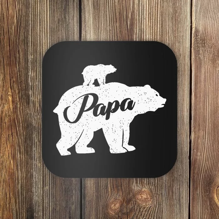 PapaBear Father Bear Baby Newborn Family Papa Bear Coaster