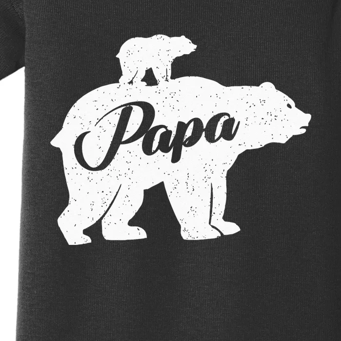 PapaBear Father Bear Baby Newborn Family Papa Bear Baby Bodysuit