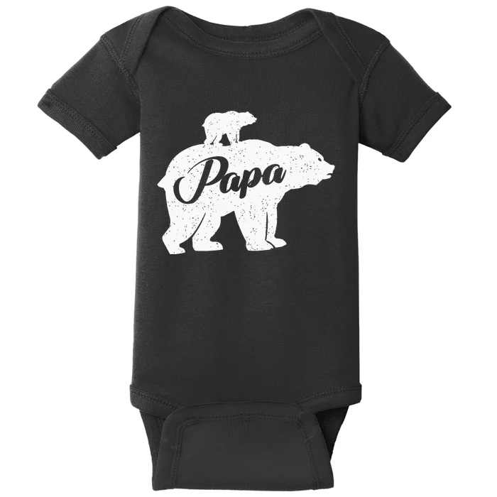 PapaBear Father Bear Baby Newborn Family Papa Bear Baby Bodysuit