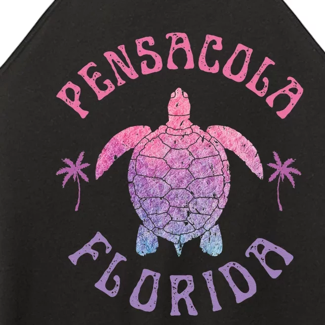 Pensacola Florida Beach Sea Turtle Summer Vacation Women’s Perfect Tri Rocker Tank