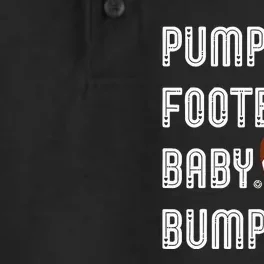 Pumpkins Football Baby Bumps Fall Thanksgiving Pregnancy Dry Zone Grid Performance Polo