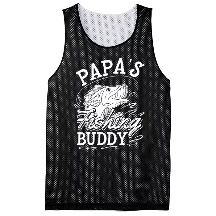 PapaS Fishing Buddy Fisher Mesh Reversible Basketball Jersey Tank