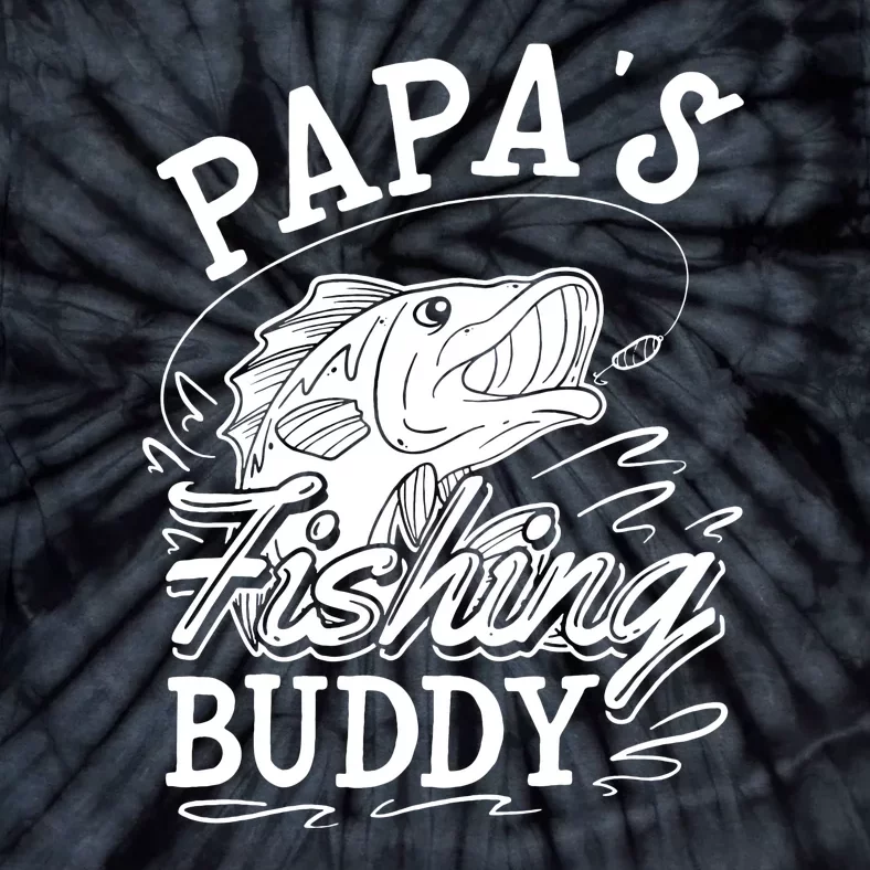 PapaS Fishing Buddy Fisher Tie-Dye T-Shirt