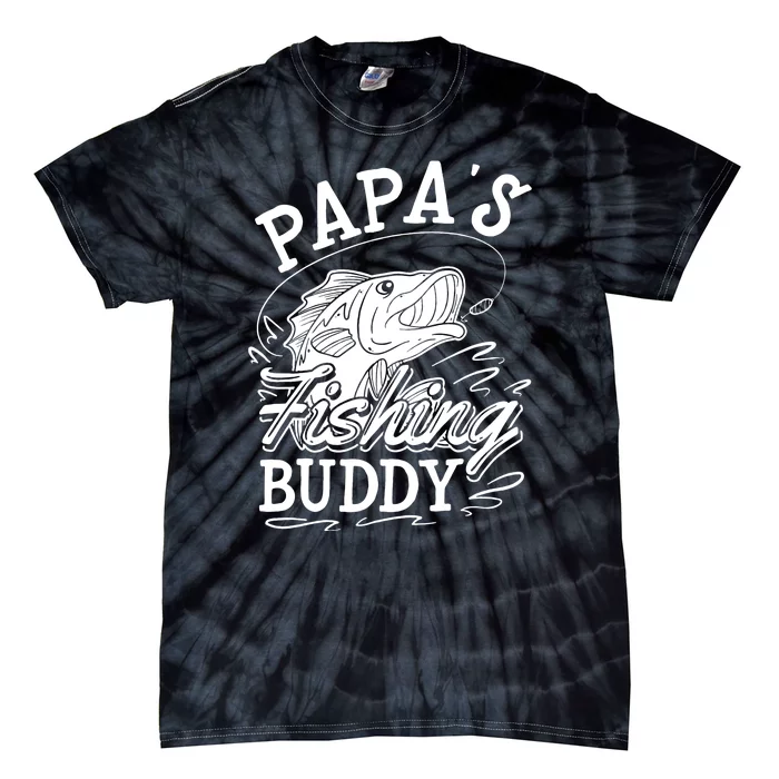 PapaS Fishing Buddy Fisher Tie-Dye T-Shirt