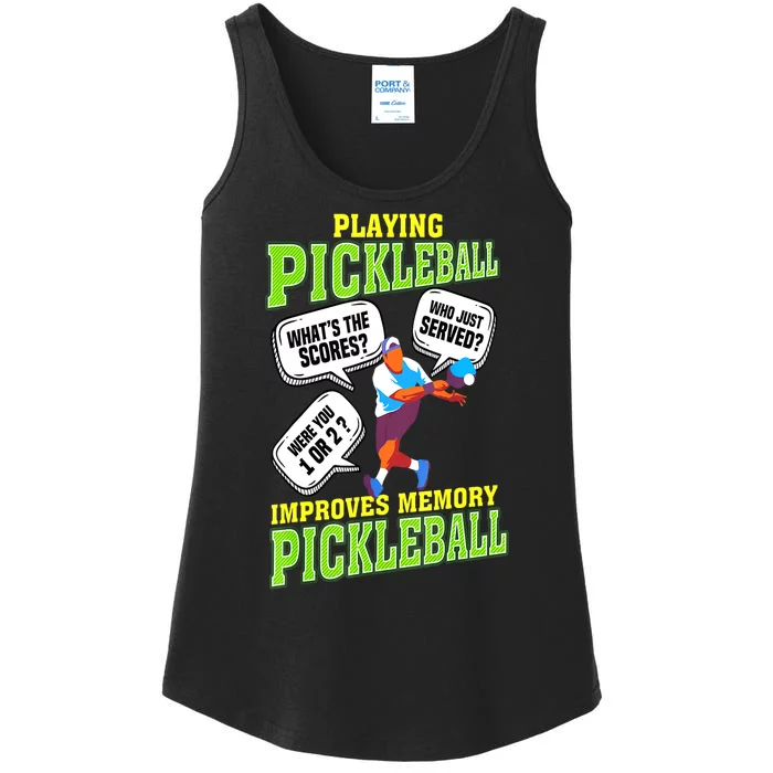 Pickleball Fan Cool Pickleball Lover Pickleball Funny Gift Ladies Essential Tank