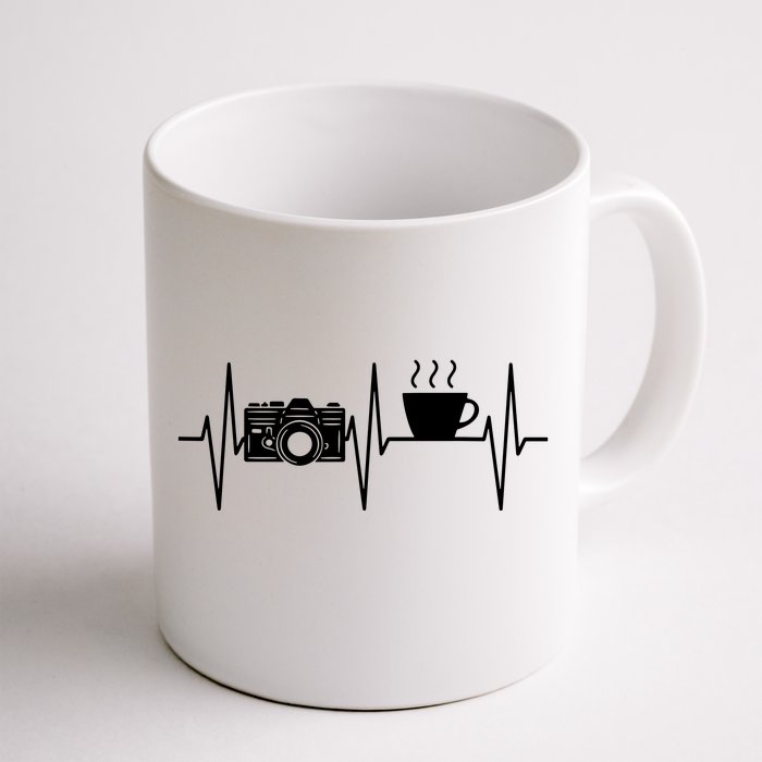 Photographer Funny Coffee Lover Camera Photography Front & Back Coffee Mug