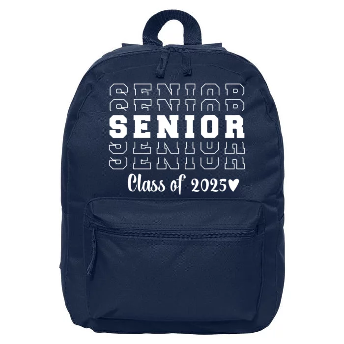 Proud Family Class Of 2025 Cute Heart Senior 2025 16 in Basic Backpack