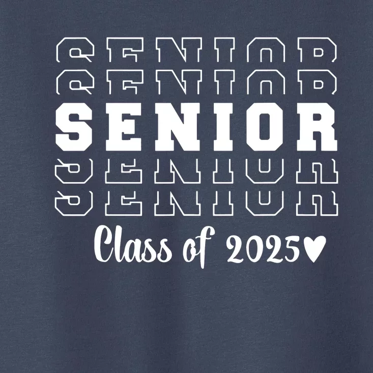 Proud Family Class Of 2025 Cute Heart Senior 2025 Toddler T-Shirt