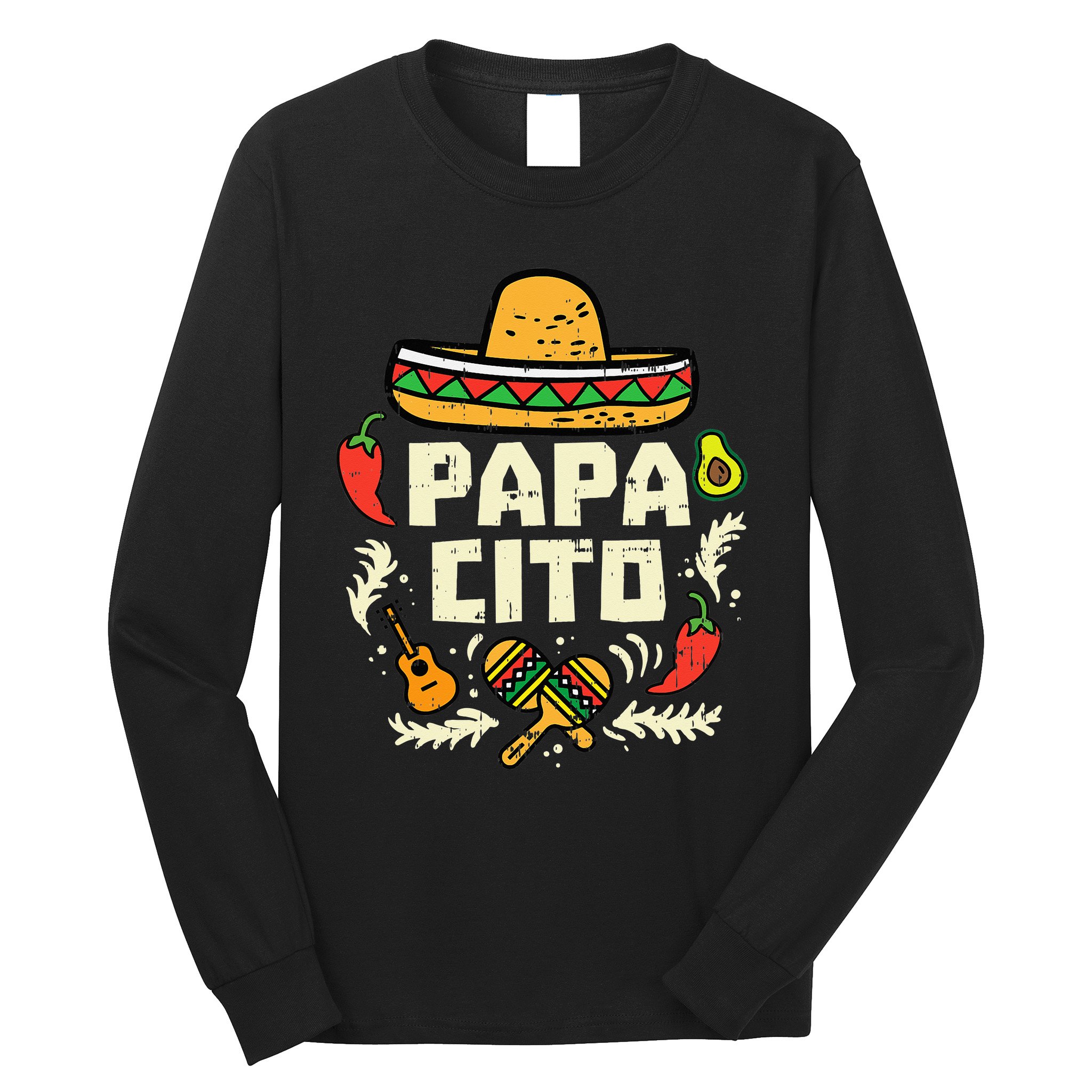 papacito-family-cinco-de-mayo-matchin-couple-mexican-dad-long-sleeve