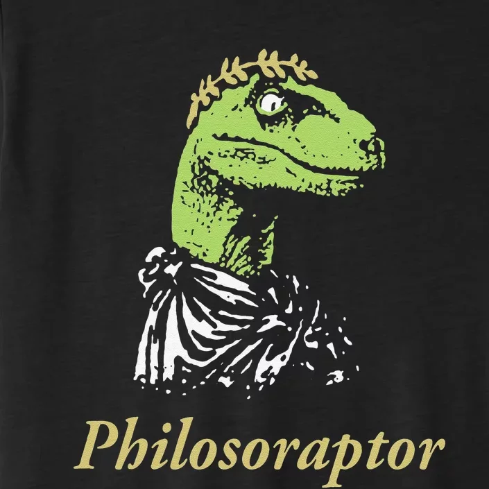 Philosoraptor Funny Cute Gift ChromaSoft Performance T-Shirt