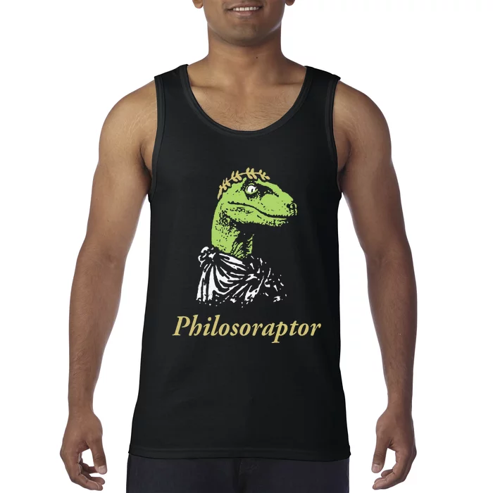 Philosoraptor Funny Cute Gift Tank Top