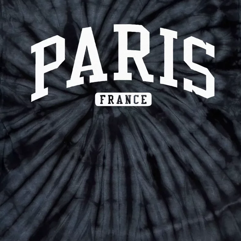 Paris France College Tie-Dye T-Shirt